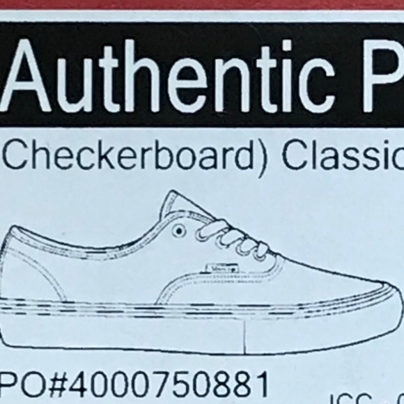 Vans Authentic Pro Checkerboard Classic White Shoe - Picture 8 of 8